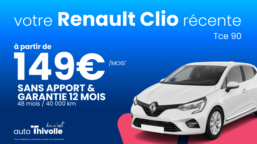 Optez pour Renault Clio d'occasion 