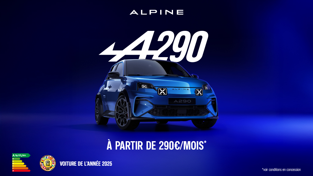 Alpine A290 GT à partir de 290 €/mois