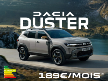 Dacia Duster dès 189€/mois 