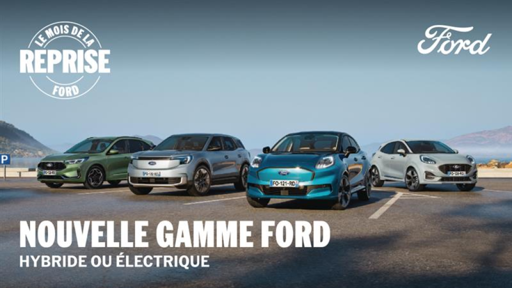 Nouvelle gamme Ford hybride & électrique : le mois de la reprise FORD