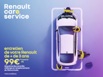 Entretien Renault pour véhicules de plus de 3 ans – À partir de 99€