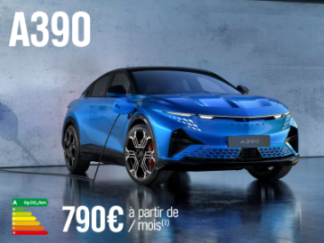 Alpine A390 dès 790€/mois 