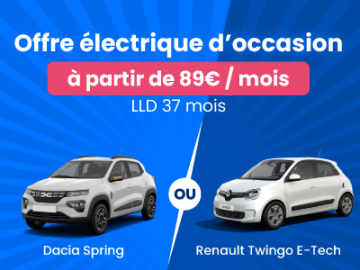 Offre électrique d’occasion : laquelle choisirez-vous pour 89 €/mois ?