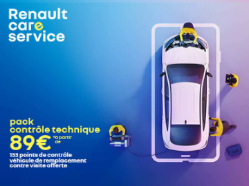 Pack contrôle technique dès 89€*