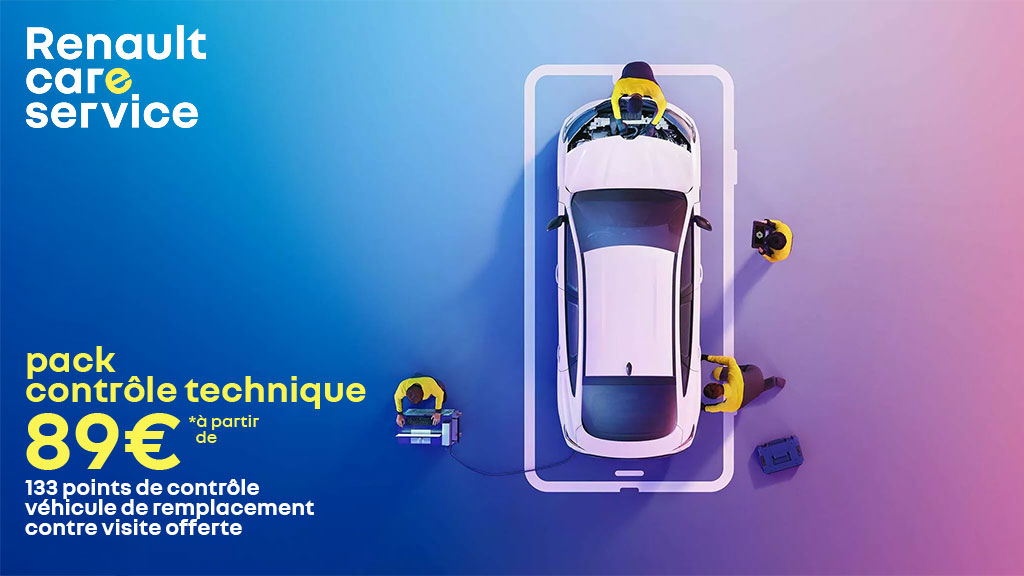 Pack contrôle technique dès 89€*