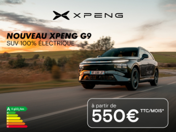 Nouveau XPENG G9 Autonomie Standard – LLD 48 mois à 550 €/mois