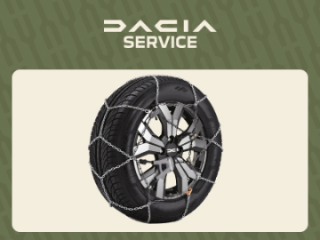 Dacia : 1 Pack marche-pieds acheté = chaînes à neige offertes