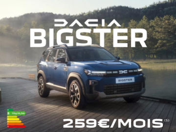Dacia Bigster dès 259€/mois 