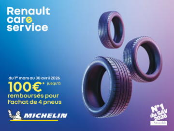 Michelin : jusqu'à 100€ remboursés pour l'achat de 4 pneus 
