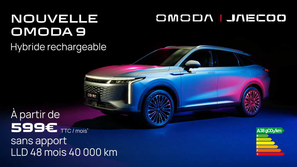 OMODA 9 dès 599€/mois : le SUV hybride rechargeable d’exception