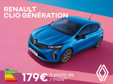 Renault Clio à partir de 179€/mois