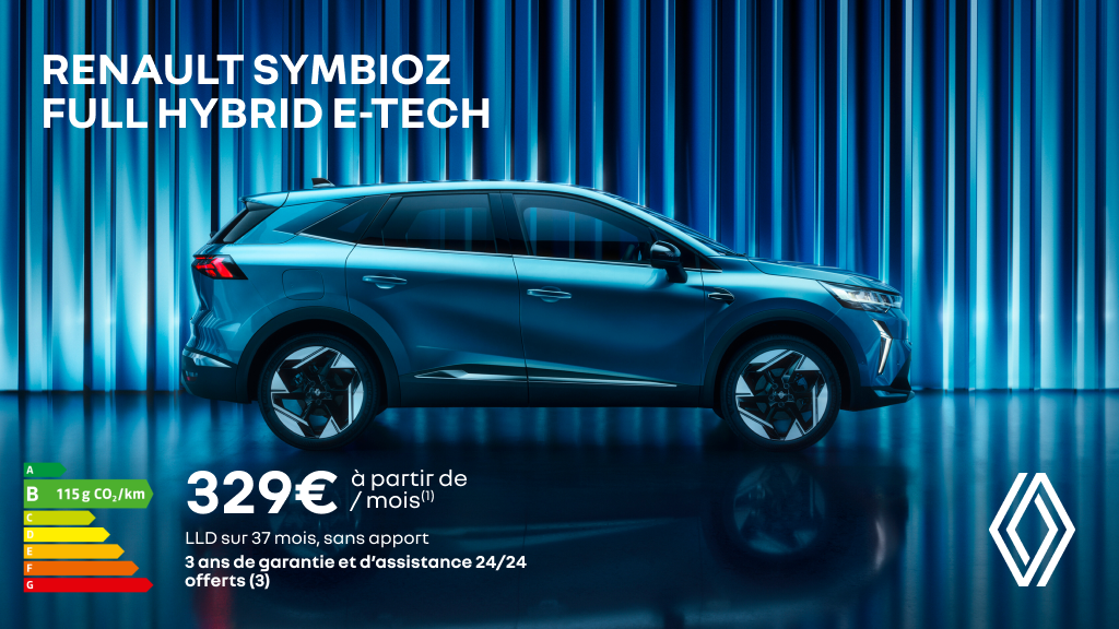 Renault Symbioz  dès 329€/mois sans apport