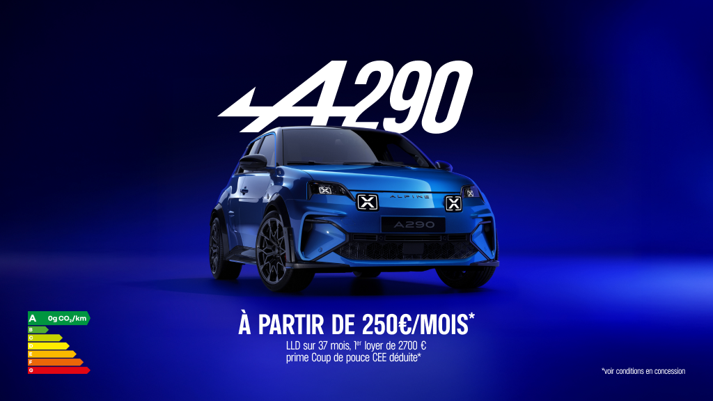 Alpine A290 GT à partir de 250 €/mois