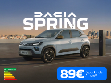Dacia Spring dès 89€/mois