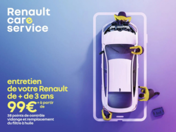 Entretien de votre Renault dès 99€