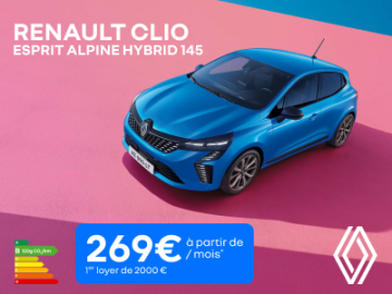 Renault Clio V Hybrid ESPRIT ALPINE dès 269€/mois