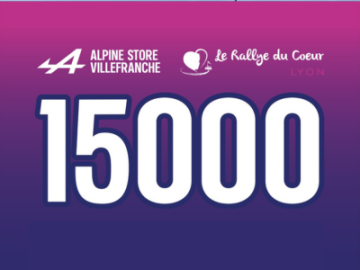 15 000€ récoltés lors de notre ventes aux enchères pour le Rallye du Coeur 