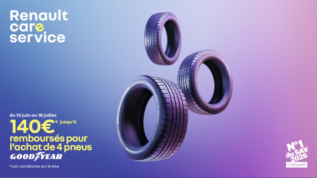 Jusqu'à 140€ remboursés pour l'achat de pneu Goodyear