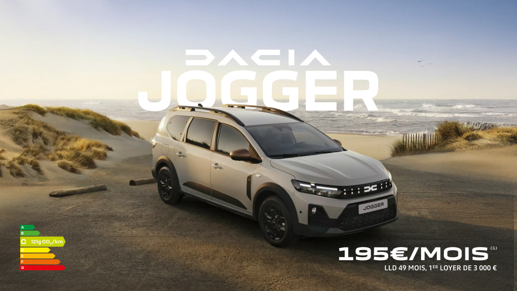 Dacia Jogger dès 195€/mois 