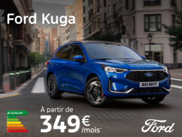 Ford Kuga Hybrid E85 à partir de 349€/mois