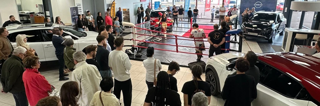 Quand la boxe s'invite chez Nissan Chalon : une soirée sport et convivialité