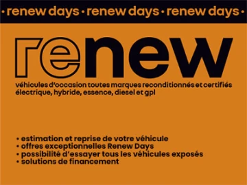 RENEW DAYS 25-27 Juin : journées de l'occasion
