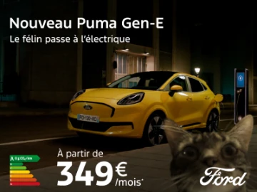 Nouveau Ford Puma Gen-E dès 349€/mois 
