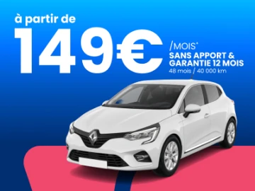 Renault Clio d'occasion récente dès 149€/mois