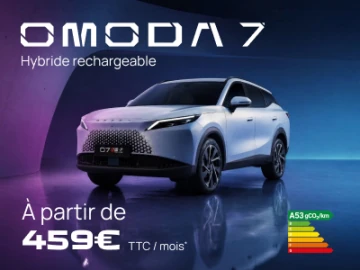 OMODA 7 dès 459€/mois : le crossover hybride rechargeable qui sort du rang