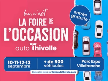 Foire de l'occasion Autothivolle 2026 : 500 véhicules d'occasion vous attendent à Villefranche-sur-Saône