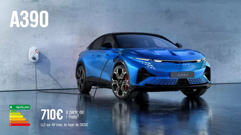 Alpine A390 dès 710€/mois 