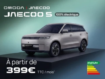 JAECOO 5 100% électrique dès 399€/mois : le SUV urbain nouvelle génération