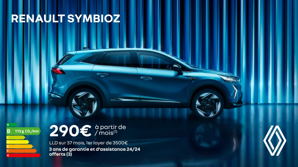 Renault Symbioz dès 290€/mois