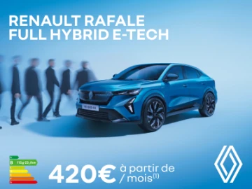Renault Rafale Hybrid E-Tech dès 420€/mois 