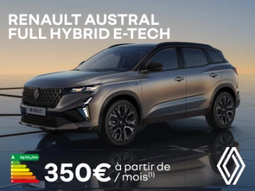 Renault Austral full hybrid E-Tech dès 350€/mois