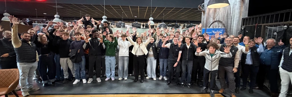 Le Groupe Thivolle réunit ses apprentis pour une journée d'échanges au Games Factory de Mâcon