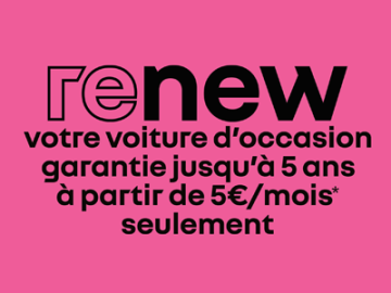 véhicules d’occasion : les garanties renew