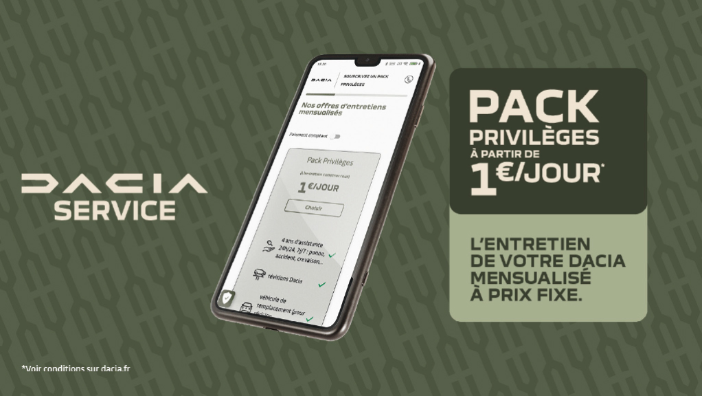 Dacia Service - Pack privilèges
