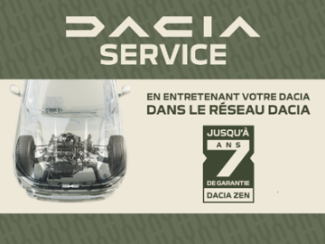 Restez serein plus longtemps avec Dacia Zen