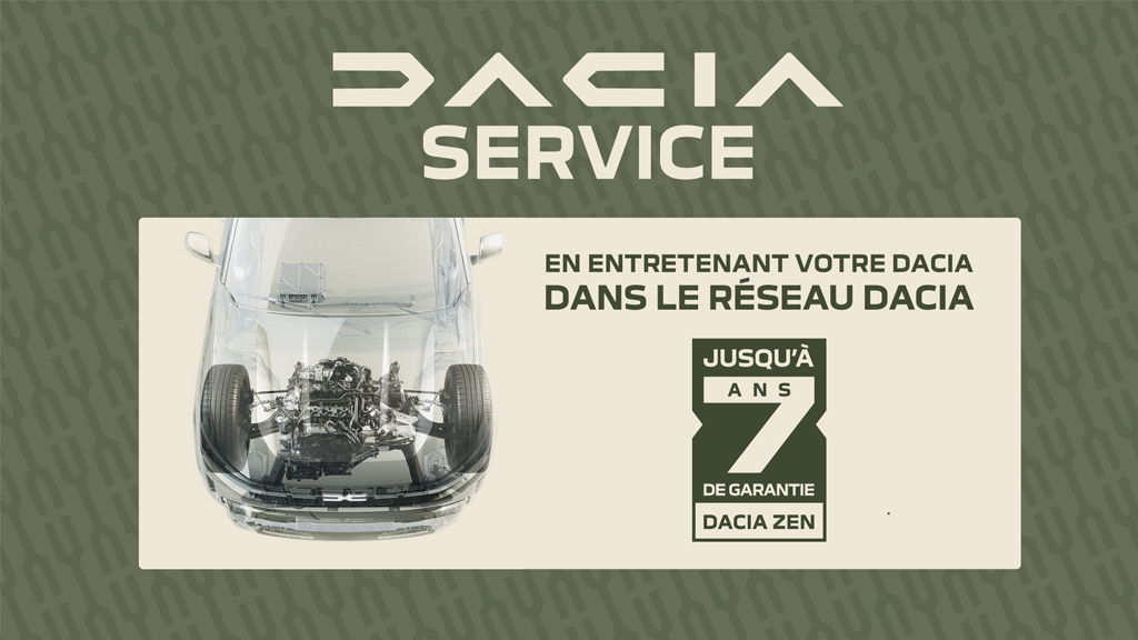 Restez serein plus longtemps avec Dacia Zen