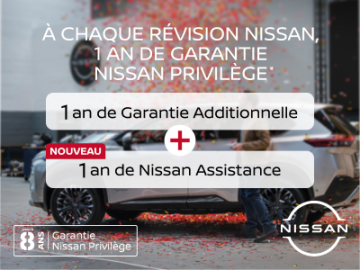 Garantie Nissan Privilège : jusqu'à 8 ans de sérénité