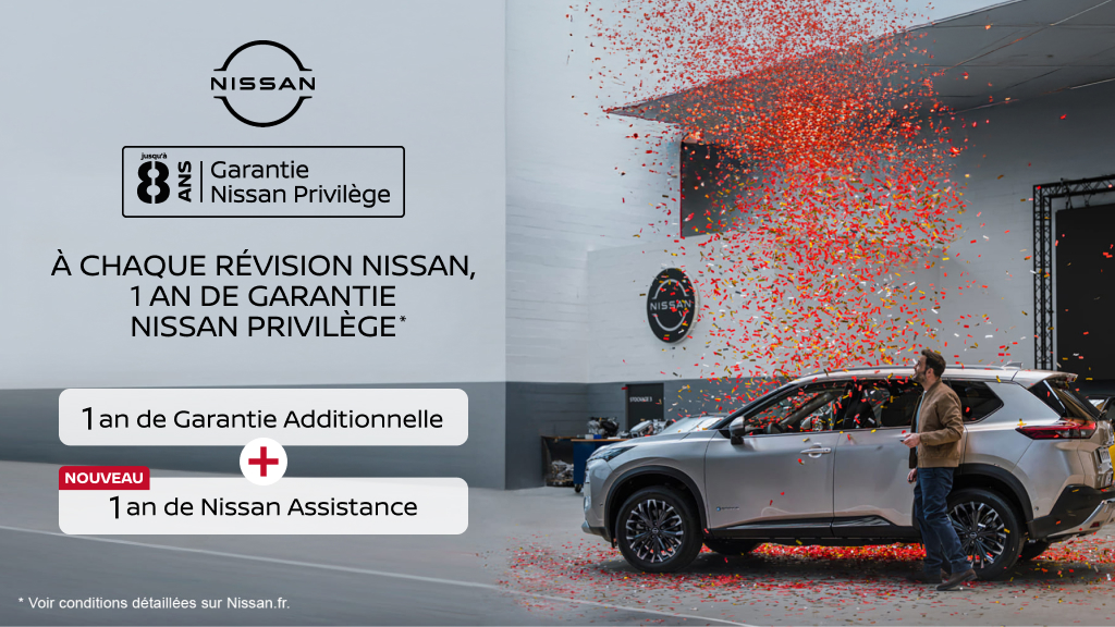 Garantie Nissan Privilège : jusqu'à 8 ans de sérénité