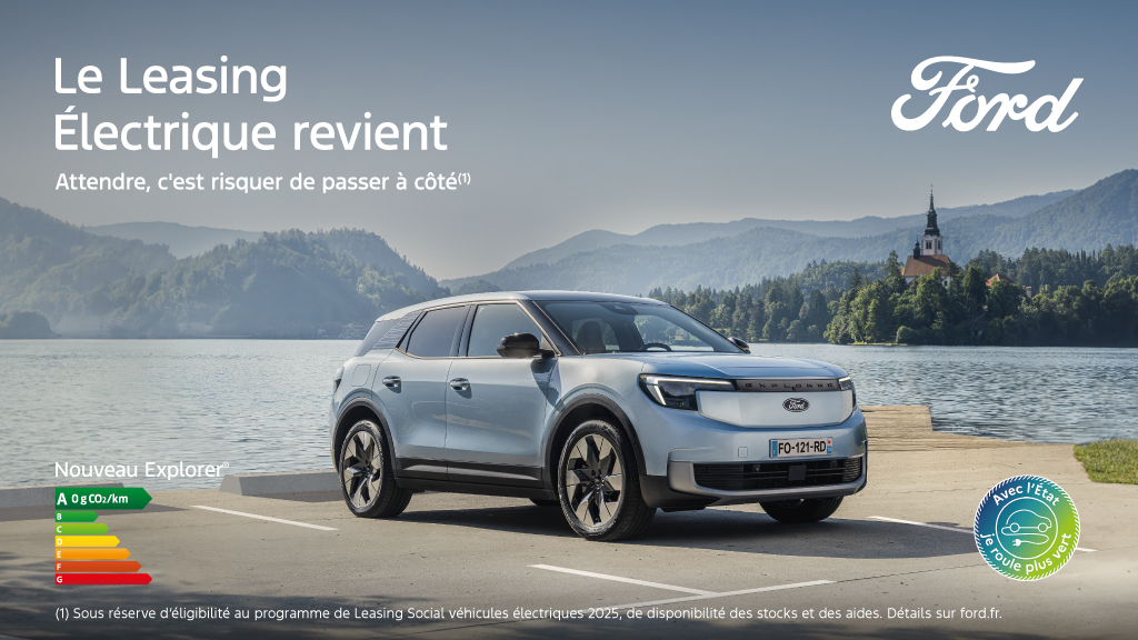 Leasing social FORD Explorer : le grand SUV électrique familial dès 159 €/mois