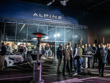 Inauguration du nouvel Alpine Store à Saint-Étienne