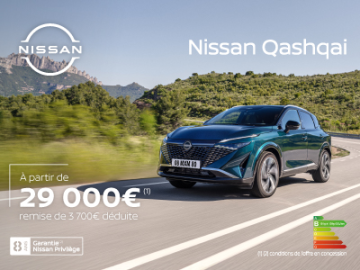 Nissan Qashqai dès 199€/mois – Le SUV compact qui allie confort, technologie et style