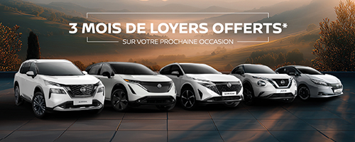 3 mois de loyers offerts sur Nissan Leaf d'occasion