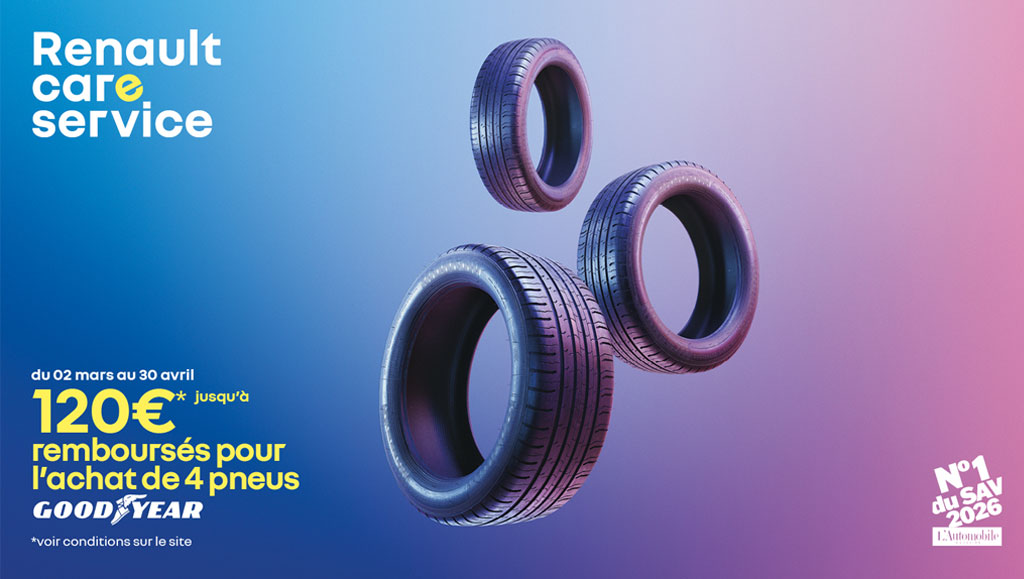 Goodyear : jusqu'à 120€ remboursés pour l'achat de 4 pneumatiques 