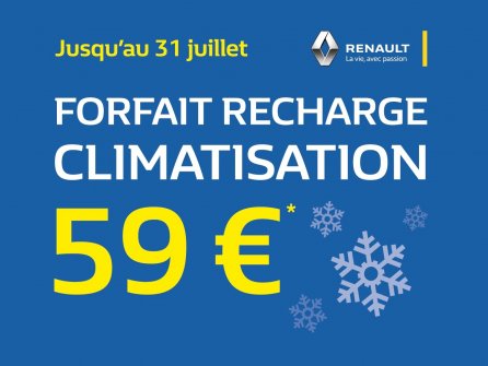 Offre recharge climatisation à 59€