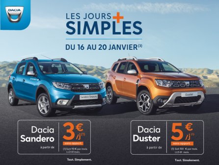 Les jours plus simples Dacia Groupe Thivolle