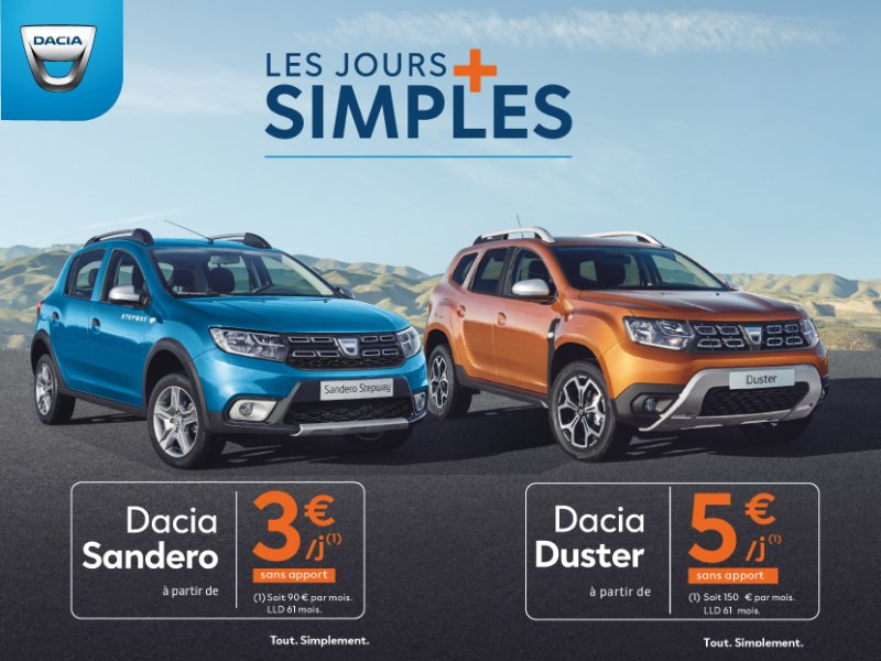 Les jours plus simples Dacia Groupe Thivolle